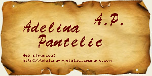Adelina Pantelić vizit kartica